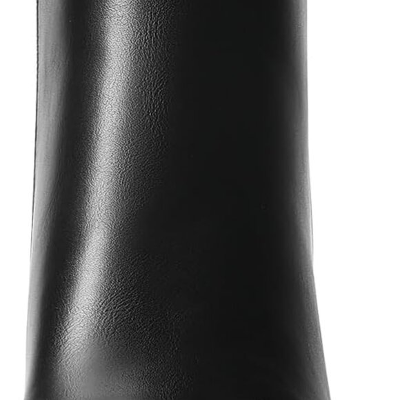 Women's Y2K-Inspired Platform Ankle Boots with Chunky Heels in Black, Size 6 - Picture 3 of 7